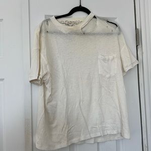 Free people ripped shirt